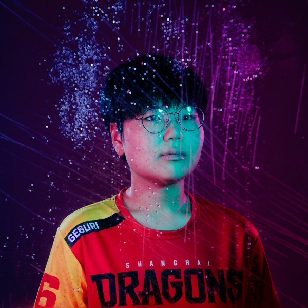 Kim 'Geguri' Se-yeon at the Blizzard Arena in Burbank, Calif., April 25, 2019.