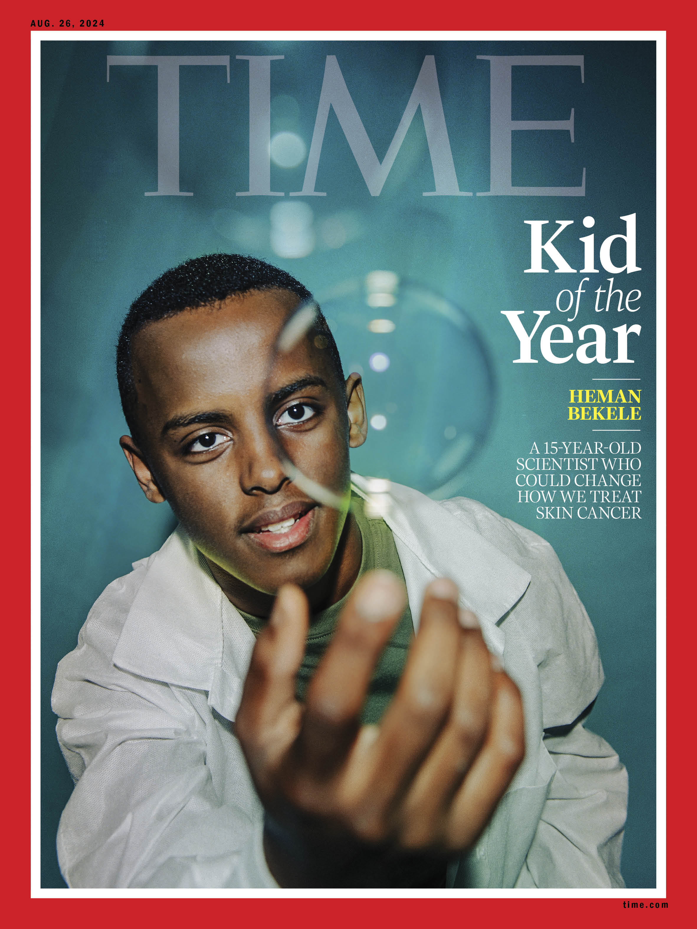 Kid of the Year Heman Bekele Time Magazine cover